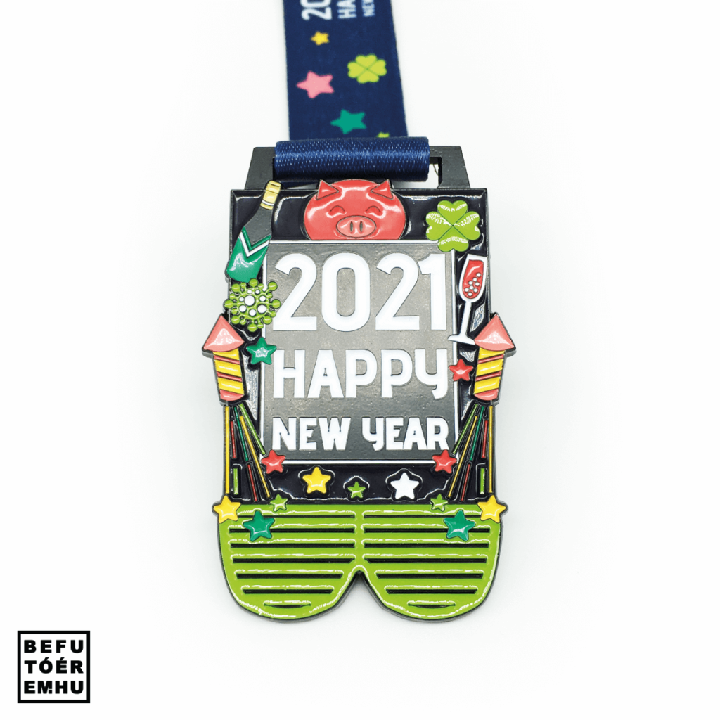 2021 Happy New Year medal